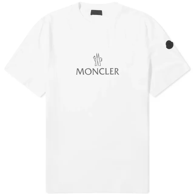 Moncler Grenoble Tri Logo T-Shirt - White
