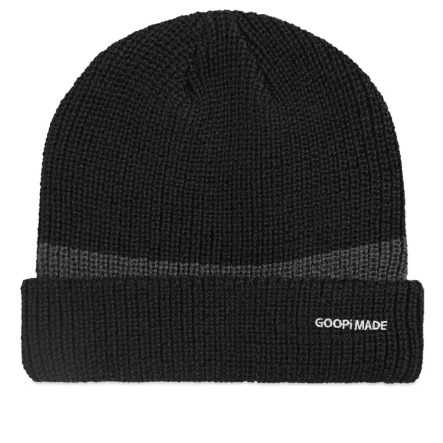 GOOPiMADE Men's MB-7 SOFTBOX Patchwork Beanie Black