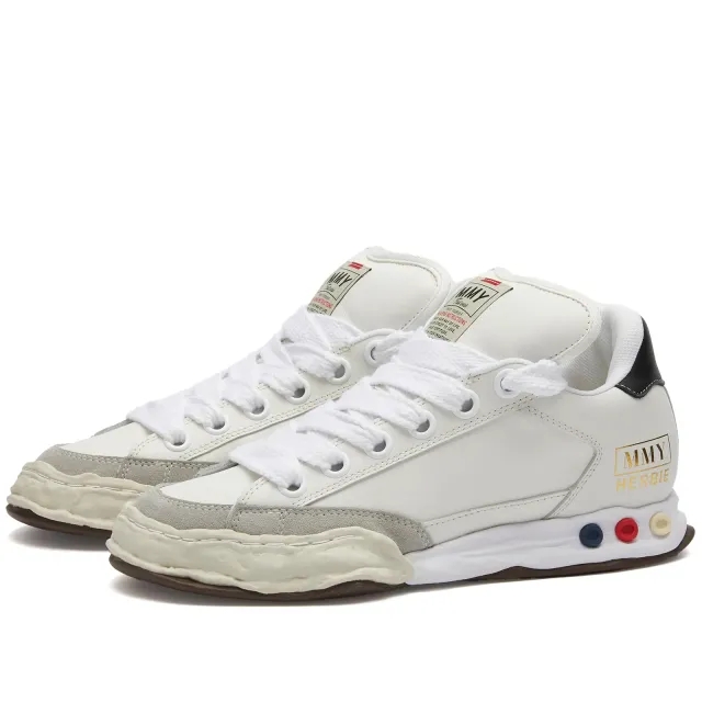 Maison MIHARA YASUHIRO Men's Herbie Original Sole Low Leather Snea White
