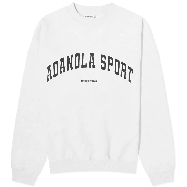 Adanola Women's AS Oversized Sweatshirt Light Grey Melange