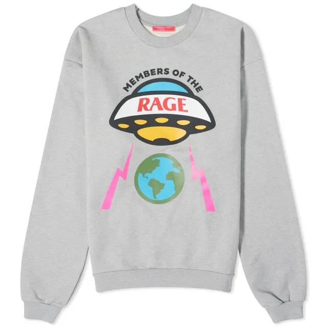 Members of the Rage Men's UFO Jumper Heather Grey