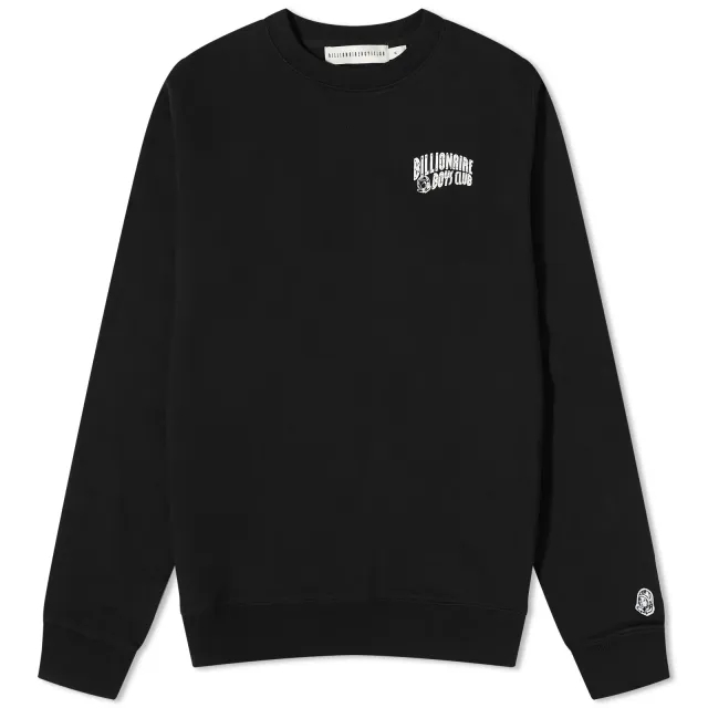 Billionaire Boys Club Men's Small Arch Logo Crew Sweat Black