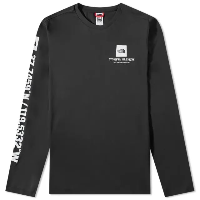 The North Face Men's Long Sleeve Coordinates T-Shirt Tnf Black