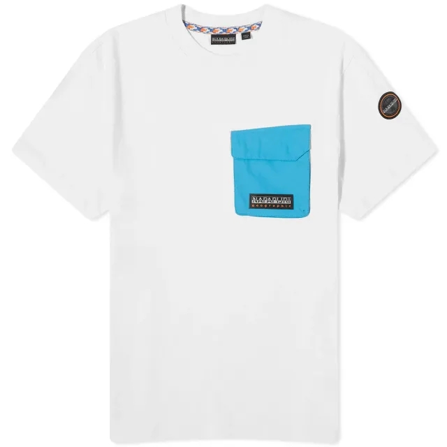 T-Shirt Napapijri Tepees Short Sleeve T-Shirt White Whisper M