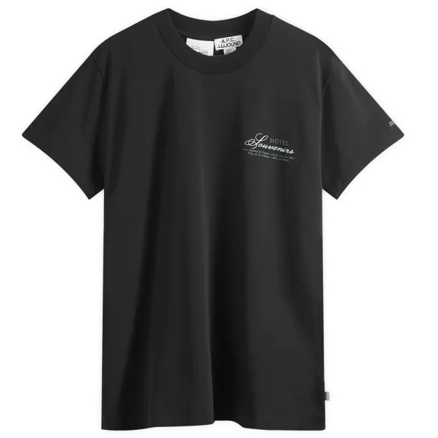 A.P.C. Men's x JJJJound Hotel Souvenirs T-Shirt Black