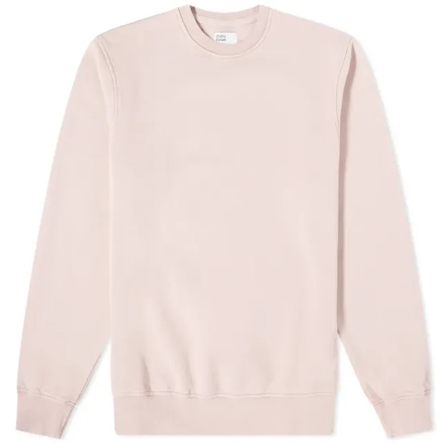 Colorful Standard Men's Classic Organic Crew Sweat Faded Pink