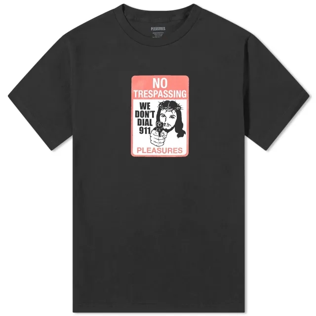Pleasures Men's Trespass T-Shirt Black