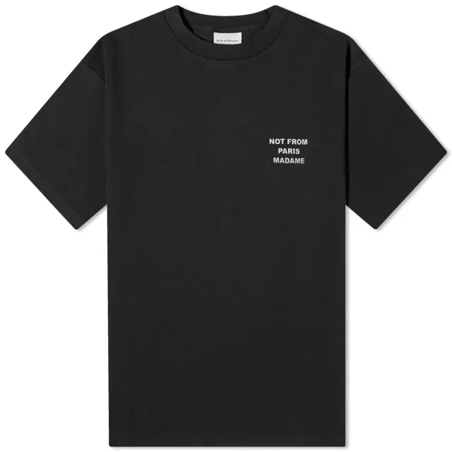 Drôle de Monsieur Le T-Shirt Slogan (Black - Xl) - Size XL