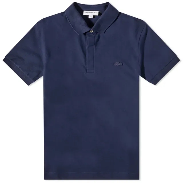 Lacoste Regular Fit Paris Stretch Piqué Polo Shirt - Midnight Blue