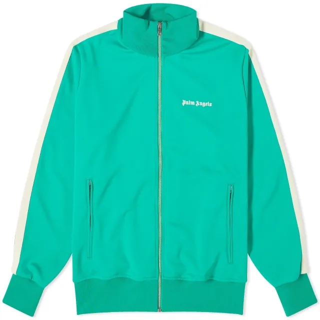 Palm Angels Men's Classic Logo Track Jacket Green