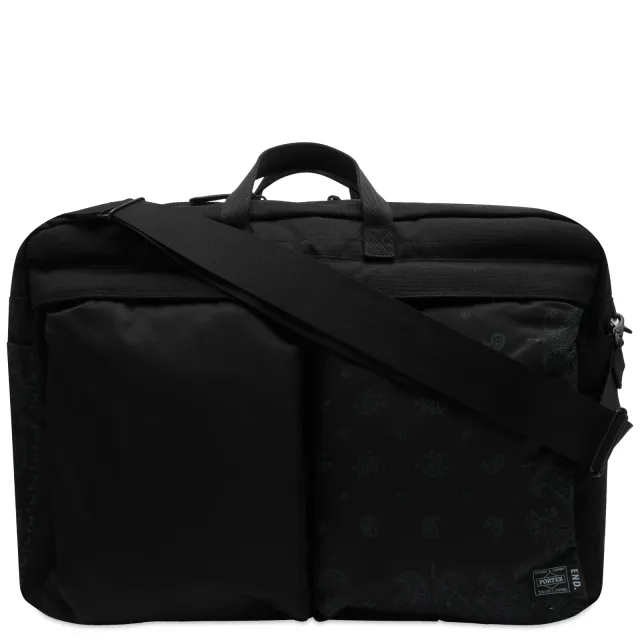 Porter-Yoshida & Co. END. x Porter-Yoshida & Co 2-Way Duffle Bag Black