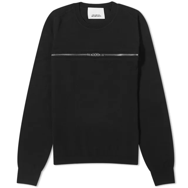Isabel Marant Women's Gio Top With Zip Black