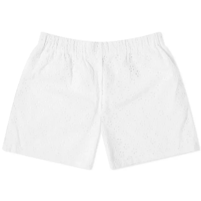 Kenzo Women's Broderie Anglaise Shorts Off-White