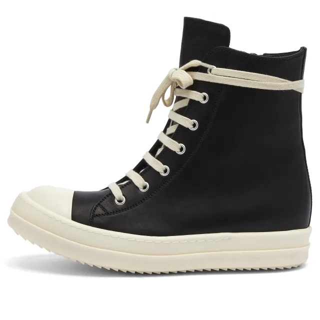 Rick Owens Women's Hi Top Sneakers Black/Milk
