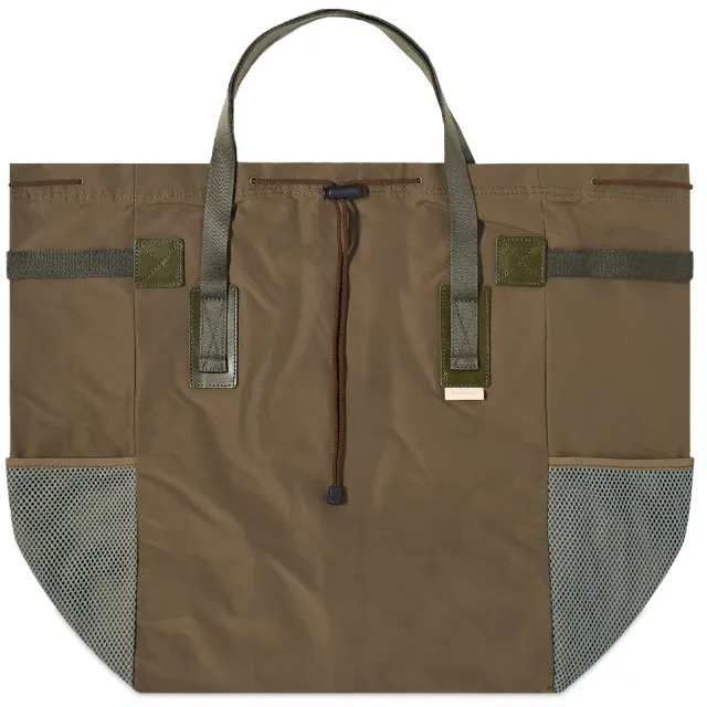 Hender Scheme Men's Functional Tote Bag Khaki Olive