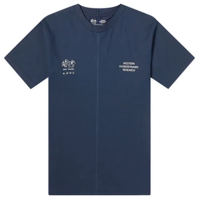 Space Available Men's x WHR Logo T-Shirt Navy