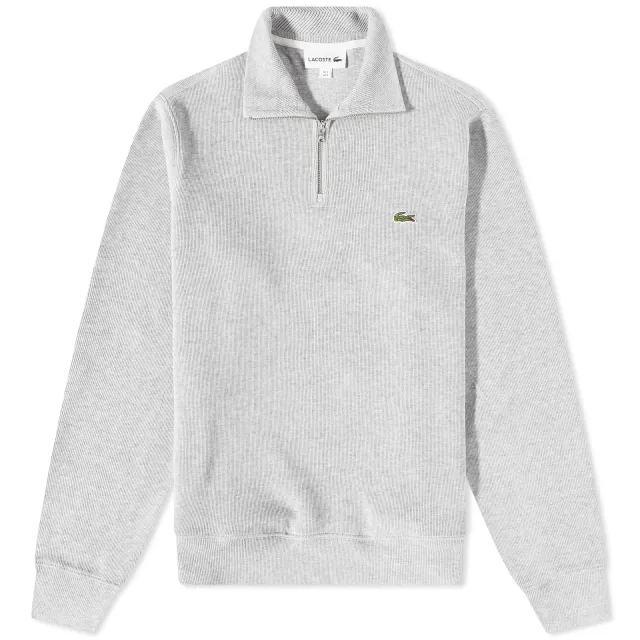 Lacoste ZIPPERED Stand-Up Collar Sweatshirt