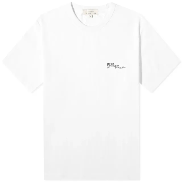 Studio Nicholson Men's Module T-Shirt White