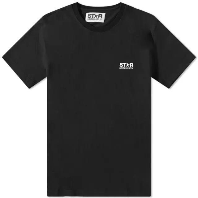 Golden Goose Men's Big Star Back T-Shirt Black/White
