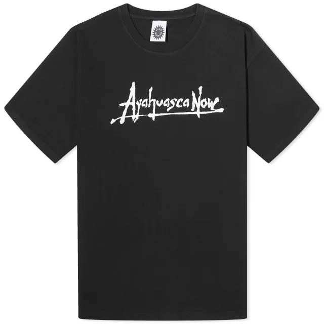 Good Morning Tapes Men's Ayahuasca Now T-Shirt Black