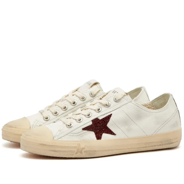 Golden Goose Women's V-Star Sneaker White/Red