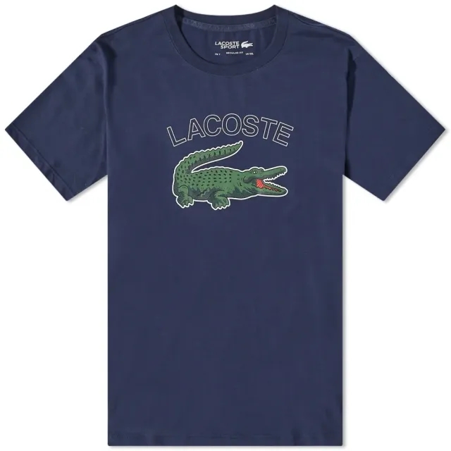Lacoste Men's Large Logo T-Shirt Navy