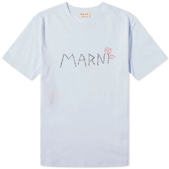 Marni Women's T-Shirt Light Blue