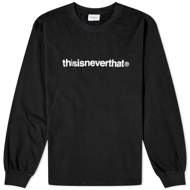 thisisneverthat Men's T-Logo Long Sleeve T-Shirt Black