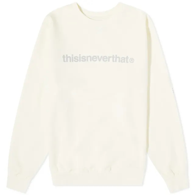thisisneverthat Men's T-Logo LT Crewneck Ivory