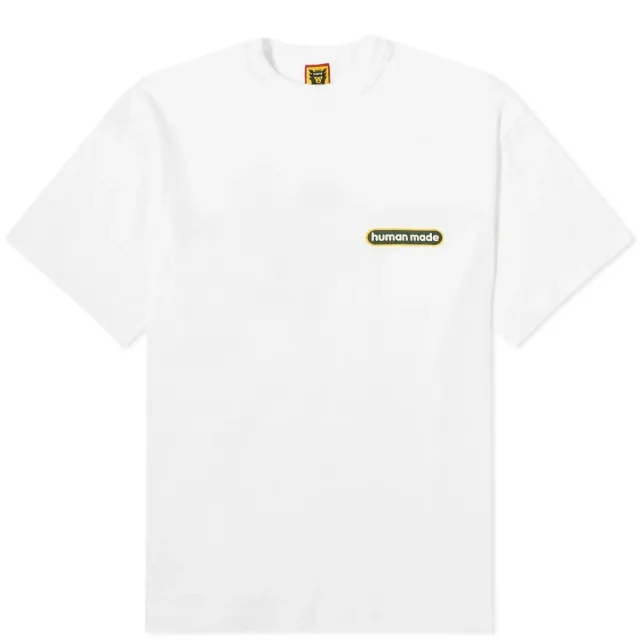 Human Made Men's Bar Logo T-Shirt White
