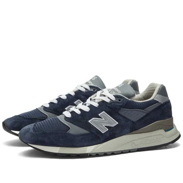 New Balance Unisex Made in USA 998 in Beige Suede/Mesh