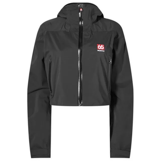 66° North Women's Snaefell Crop Jacket Black
