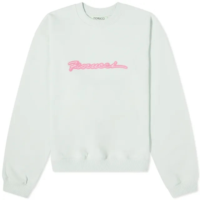 Fiorucci Women's Squiggle Patch Sweat Green
