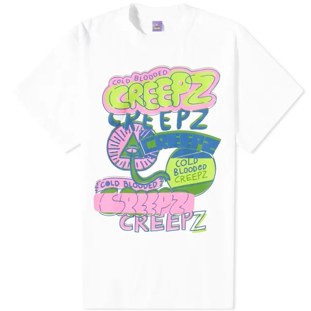 Creepz Men's O.T.T. Logo T-Shirt White