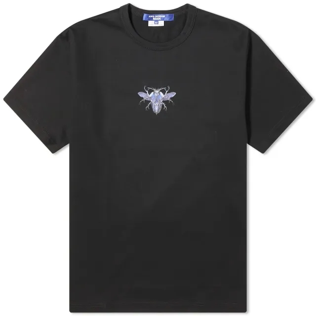 Junya Watanabe MAN Men's Bug Print T-Shirt Black/Purple