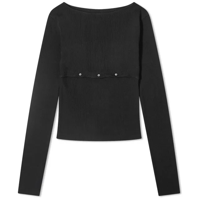 Low Classic Women's 2-Way Knit Top Black