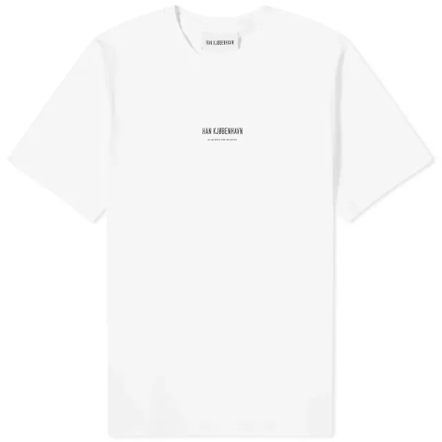 Han Kjobenhavn Men's Shadows Moon T-Shirt White