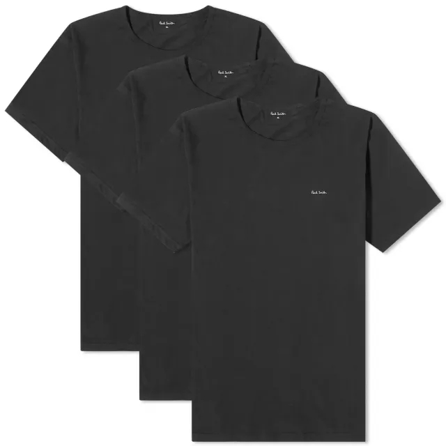 Paul Smith Men's T-Shirt - 3-Pack Black