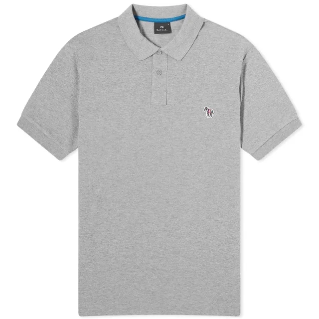 PS PAUL SMITH Zebra Regular Fit Polo Shirt - Grey, Grey