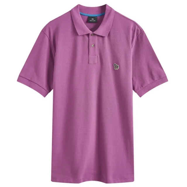 Paul Smith Men's Regular Zebra Polo Shirt Purple