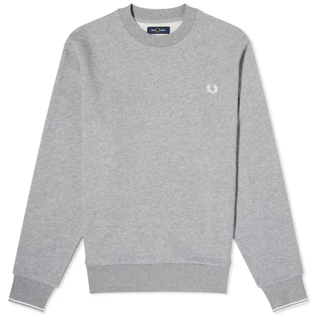 Sweatshirt Fred Perry Crew Neck Sweatshirt Steel Marl S