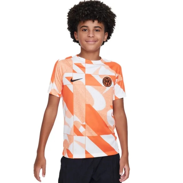 Nike Inter Milan 23 24 Kids Dri Fit Academy SS Pre Match Third Shirt