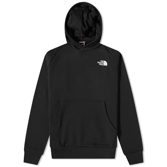 Sweatshirt The North Face Raglan Red Box Hoodie Black Xs