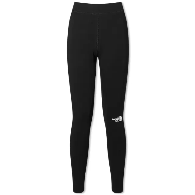 The North Face Interlock Cotton Leggings In Black