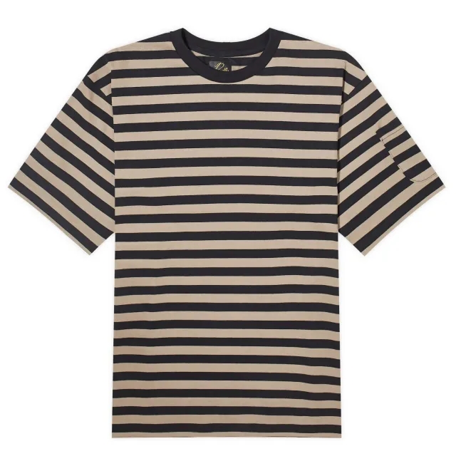 Needles Women's Striped T-Shirt Black/Grey