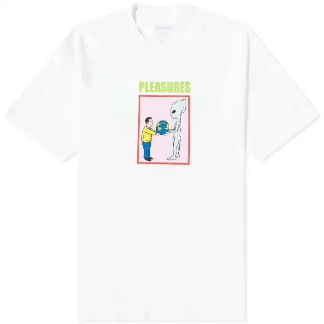 Pleasures Men's Gift T-Shirt White