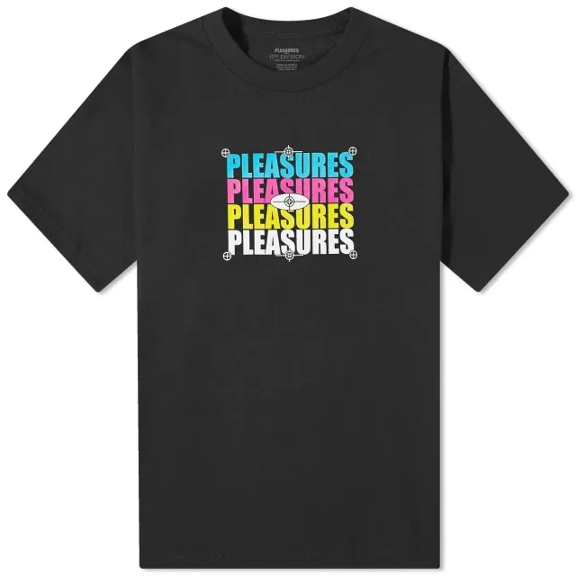 Pleasures Men's CMYK T-Shirt Black