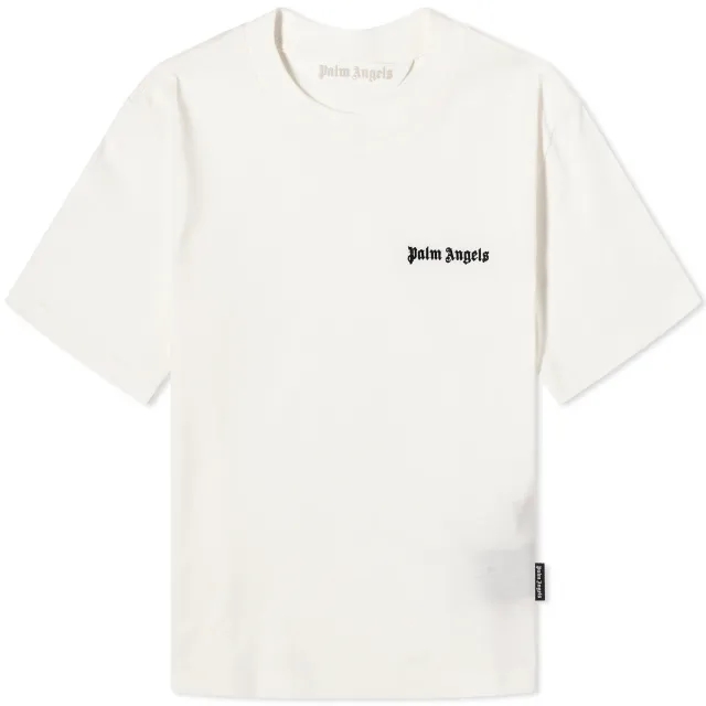 Palm Angels Women's Classic Logo Fitted T-Shirt White