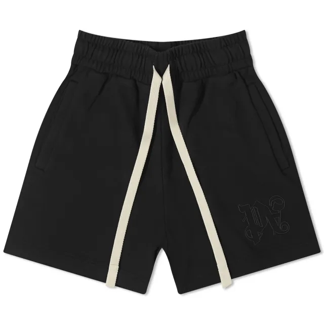 Asics Palm Angels Women's Monogram Sweat Short Black