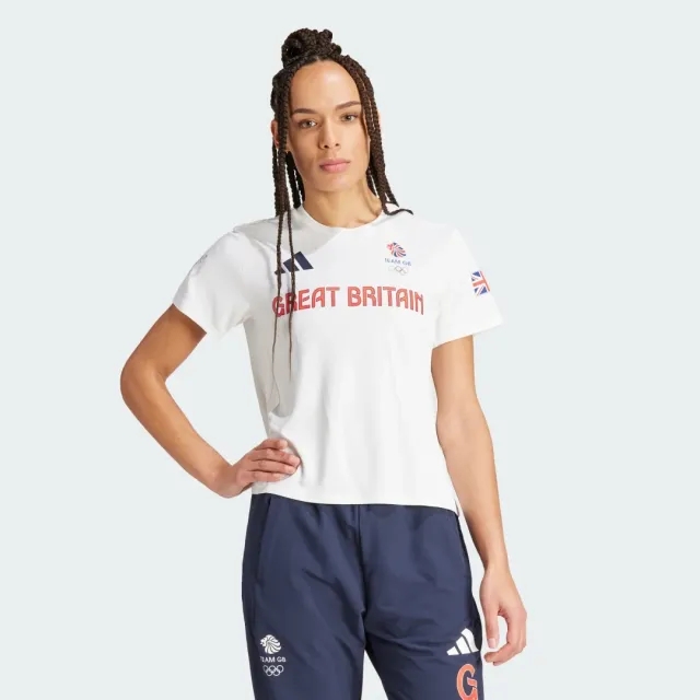adidas Womens Team GB HEAT.RDY SS T Shirt